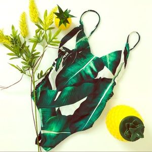Tropical One Piece Swimsuit